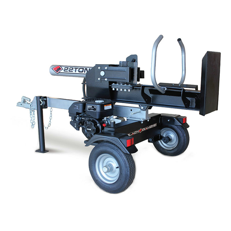 Black Diamond 22ton gasoline Log Splitter-dimidium trabem LSE22